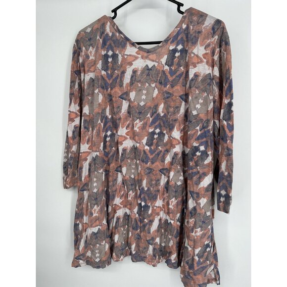 LOGO by Lori Goldstein Women's Tunic Flowy top size 2XL - Picture 4 of 4